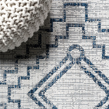 Marokko Diamond Tribal Medallion Indoor/outdoor Area Rug